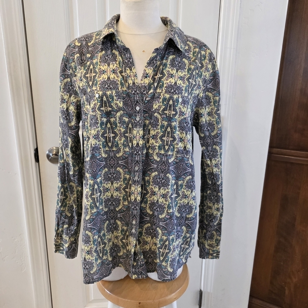 Kut from the Kloth Multicolor Patterned Blouse